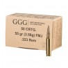 Amunicja GGG .223Rem FMJ 55gr/3,6g