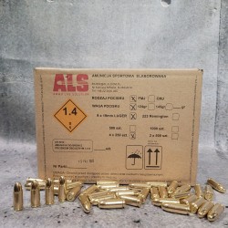Amunicja ALS 9x19mm FMJ...