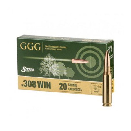 Amunicja GGG .308 Win 190 gr HPBT