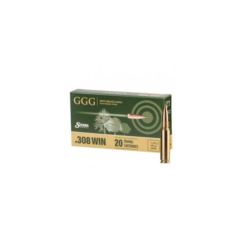 Amunicja GGG .308 Win 180 gr HPBT